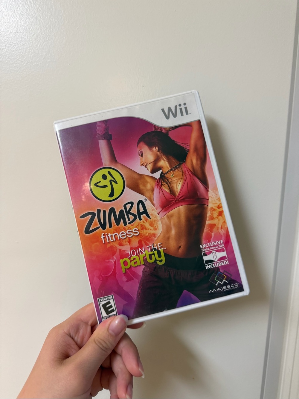 Zumba Fitness Wii Game - Pink and Orange Cover